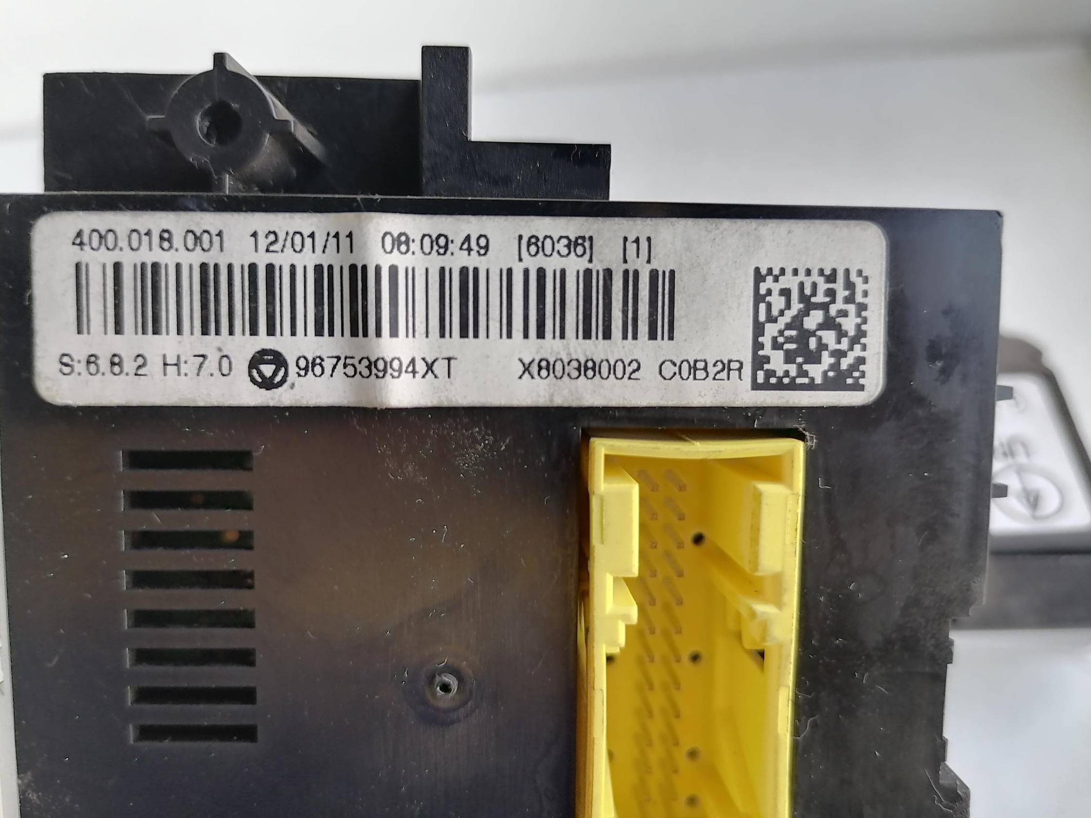 Blocco comando climatizzazione